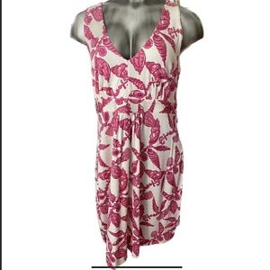 NWT Lilly Pulitzer Hotty Pink Fallin In Love A Little Silk Seashell Dress M